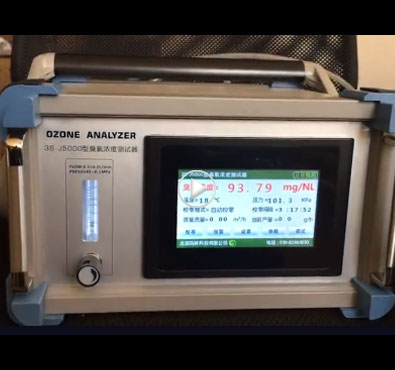 臭氧濃度檢測儀檢測現場 